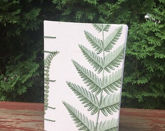 Coptic Bound Journal Sketchbook - Fern