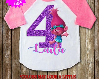 trolls 3rd birthday outfit