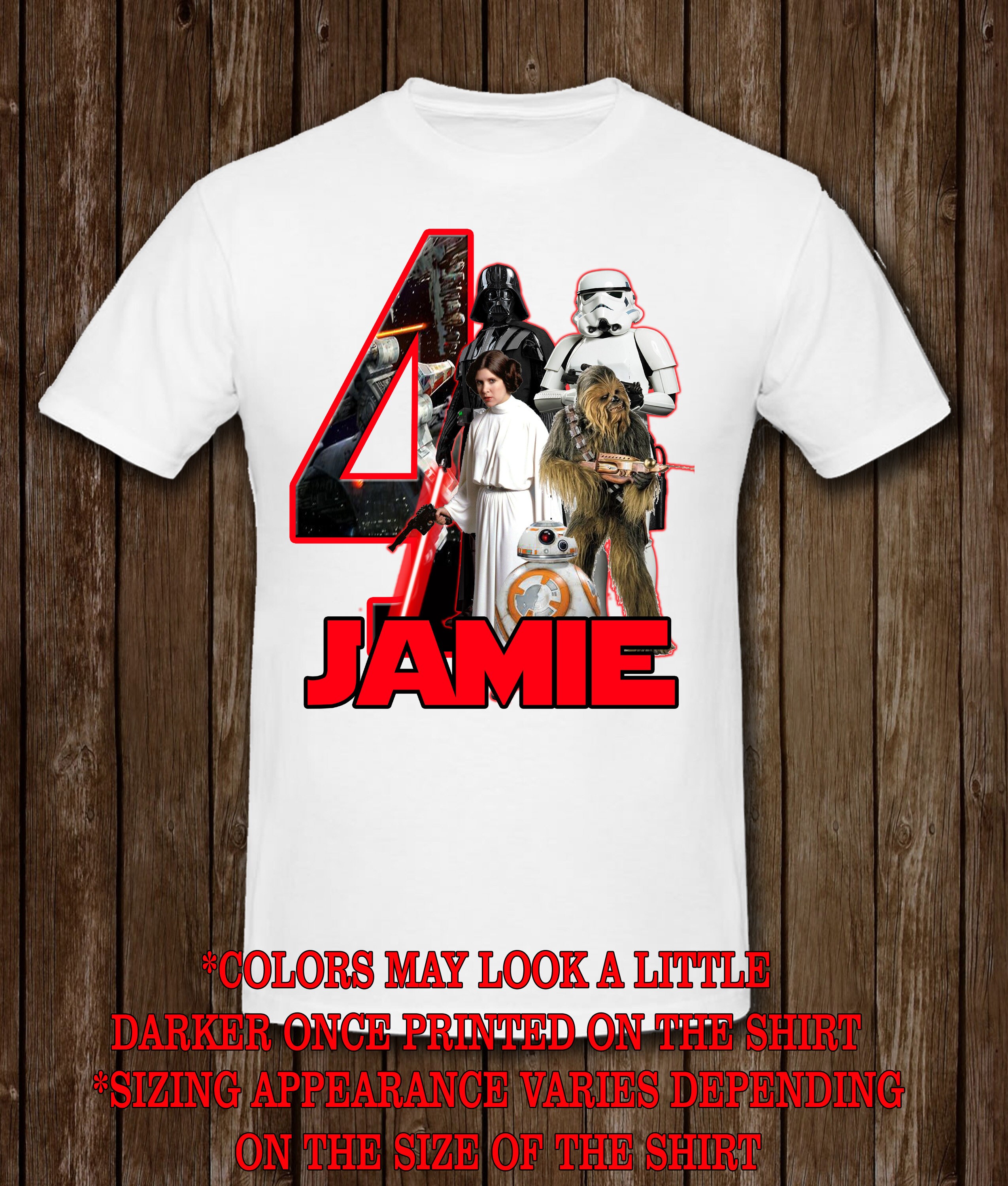 Inspired by star wars birthday shirt | Etsy