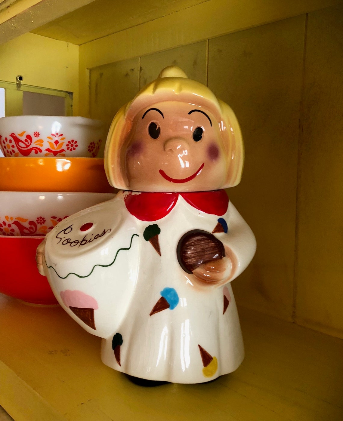 Dolly/Family Circus Cookie Jar/Vintage Cookie Jar/Ice Cream Etsy