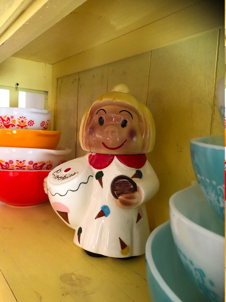 Dolly/Family Circus Cookie Jar/Vintage Cookie Jar/Ice Cream Etsy
