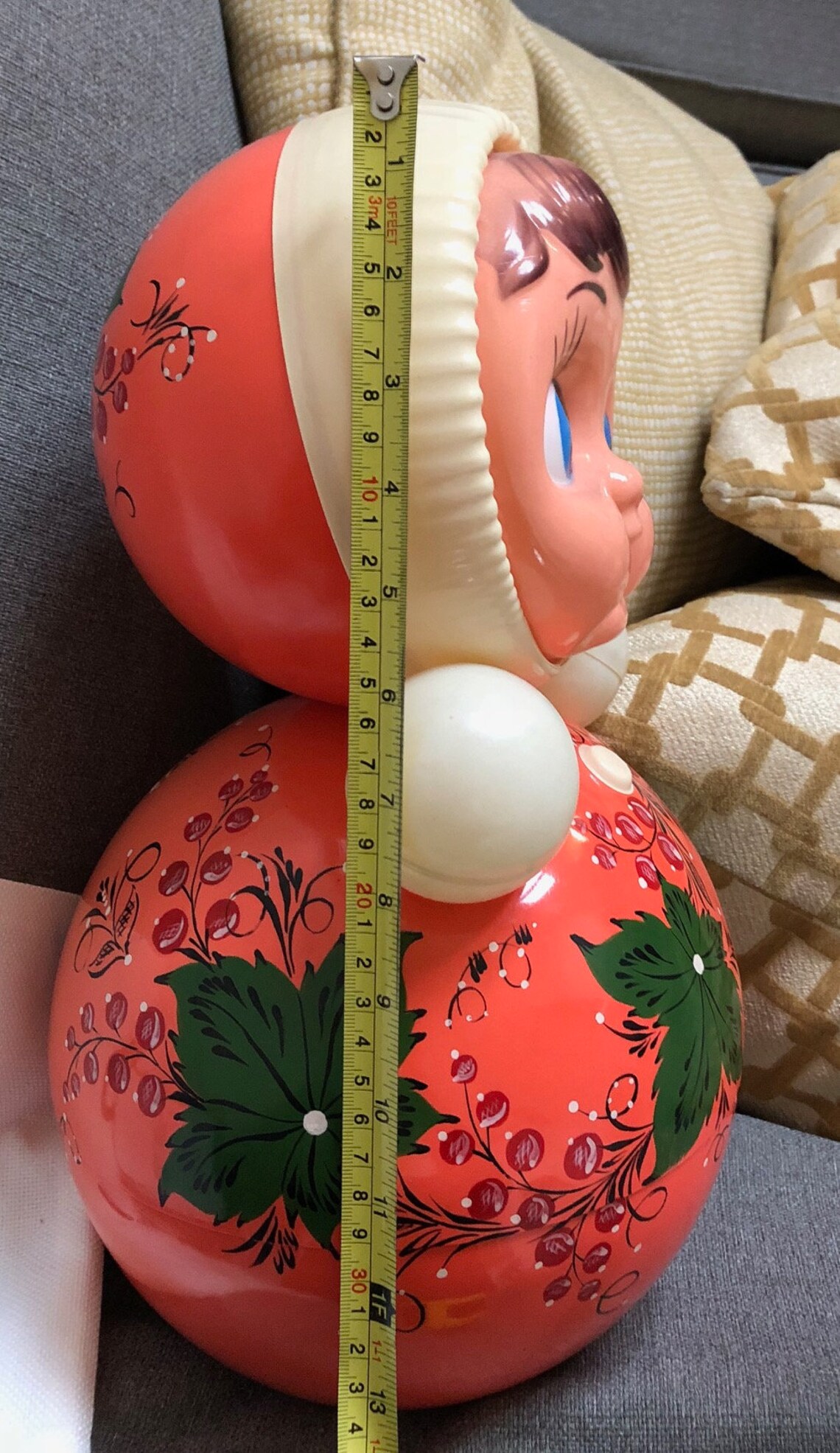 Vintage Roly Poly Doll/Plastic Russian Doll/Nevalyashka Roly | Etsy