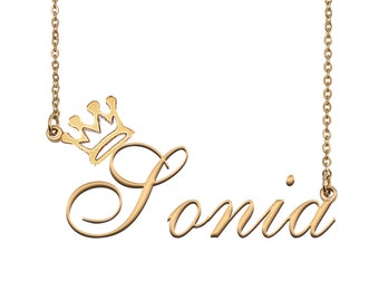 Sonia Name Necklace Etsy