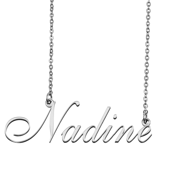 Nadine Name Necklace Mother Day Christmas Gift Birthday Party - Etsy