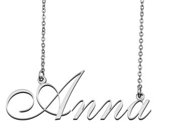 Custom Name Necklace, Personalized Name Necklace, Name Necklace, Mother Day Christmas Gift for Anna