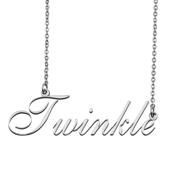 Twinkle Name Necklace Mother Day 