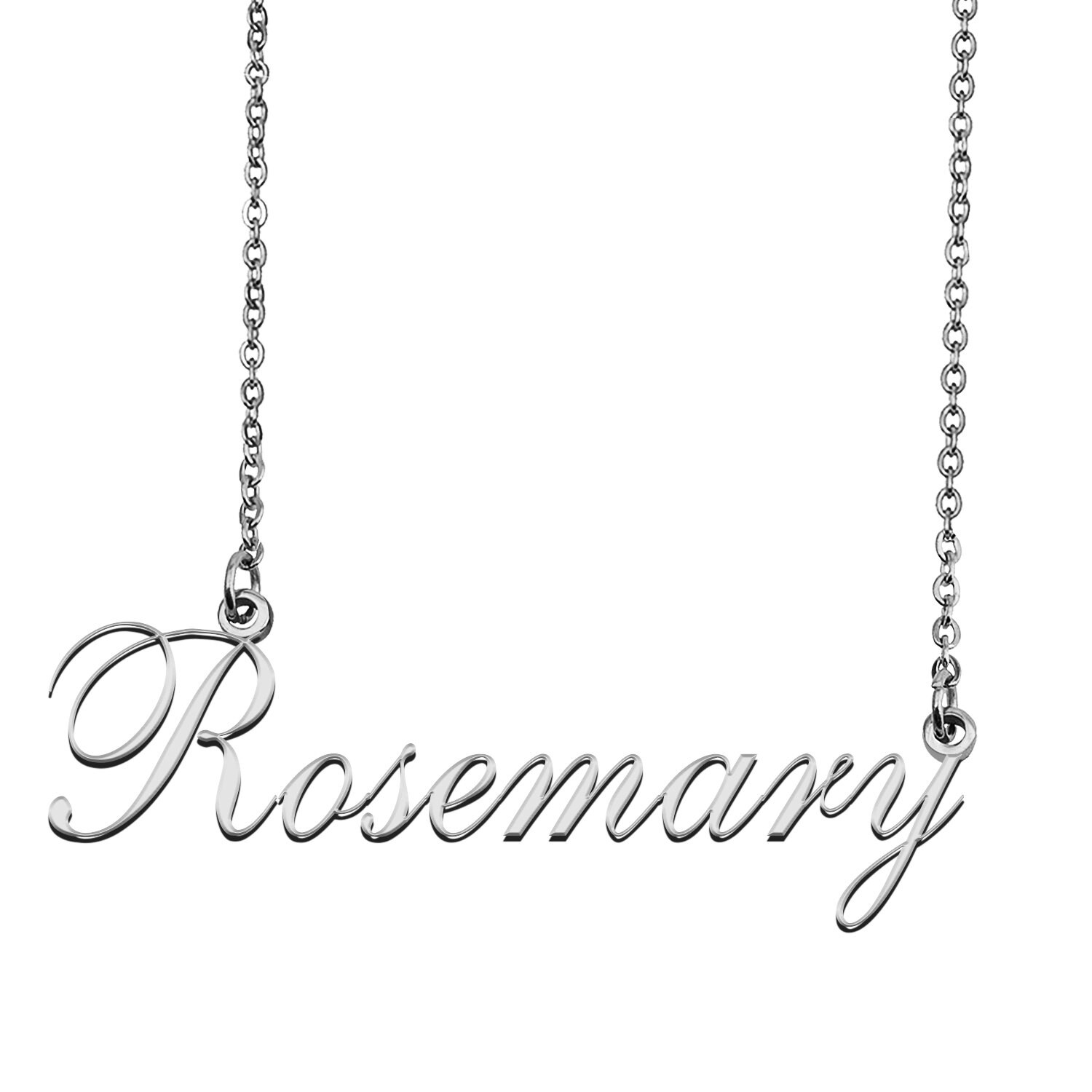 Rosemary Name Necklace Mother Day Christmas Gift Birthday Etsy