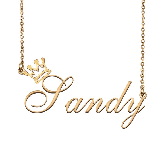 Name Necklace Gold Custom 