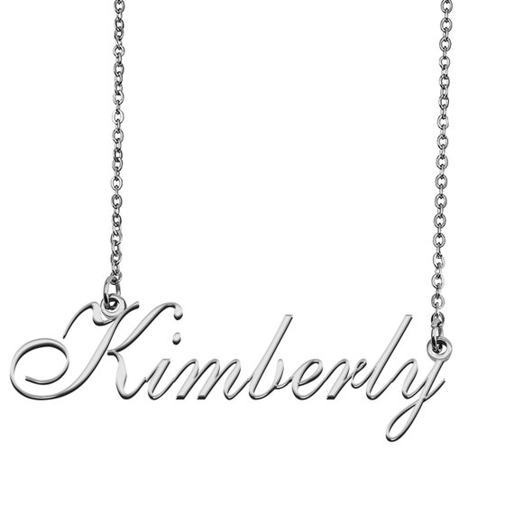 Kimberly name necklace deals