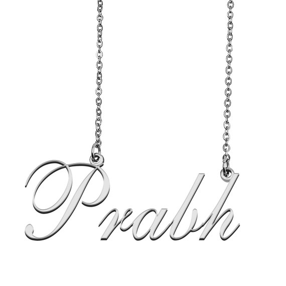 Prabh Name Necklace Mother Day Christmas Gift Birthday Party Etsy
