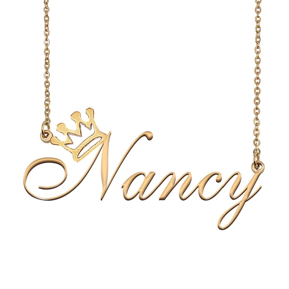 Name chain with crown best sale