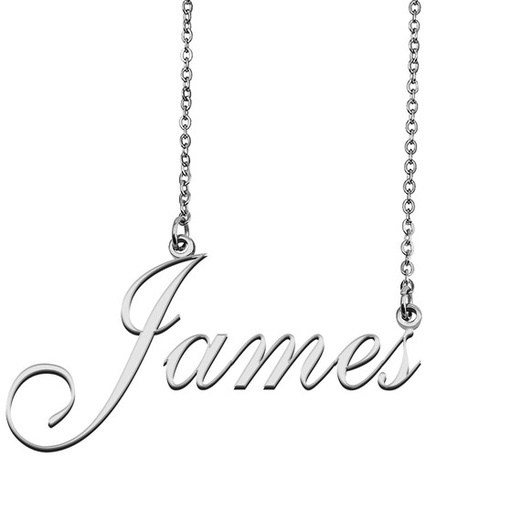 James name necklace sale