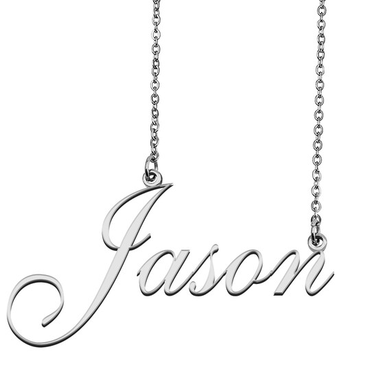 Jason name best sale necklace
