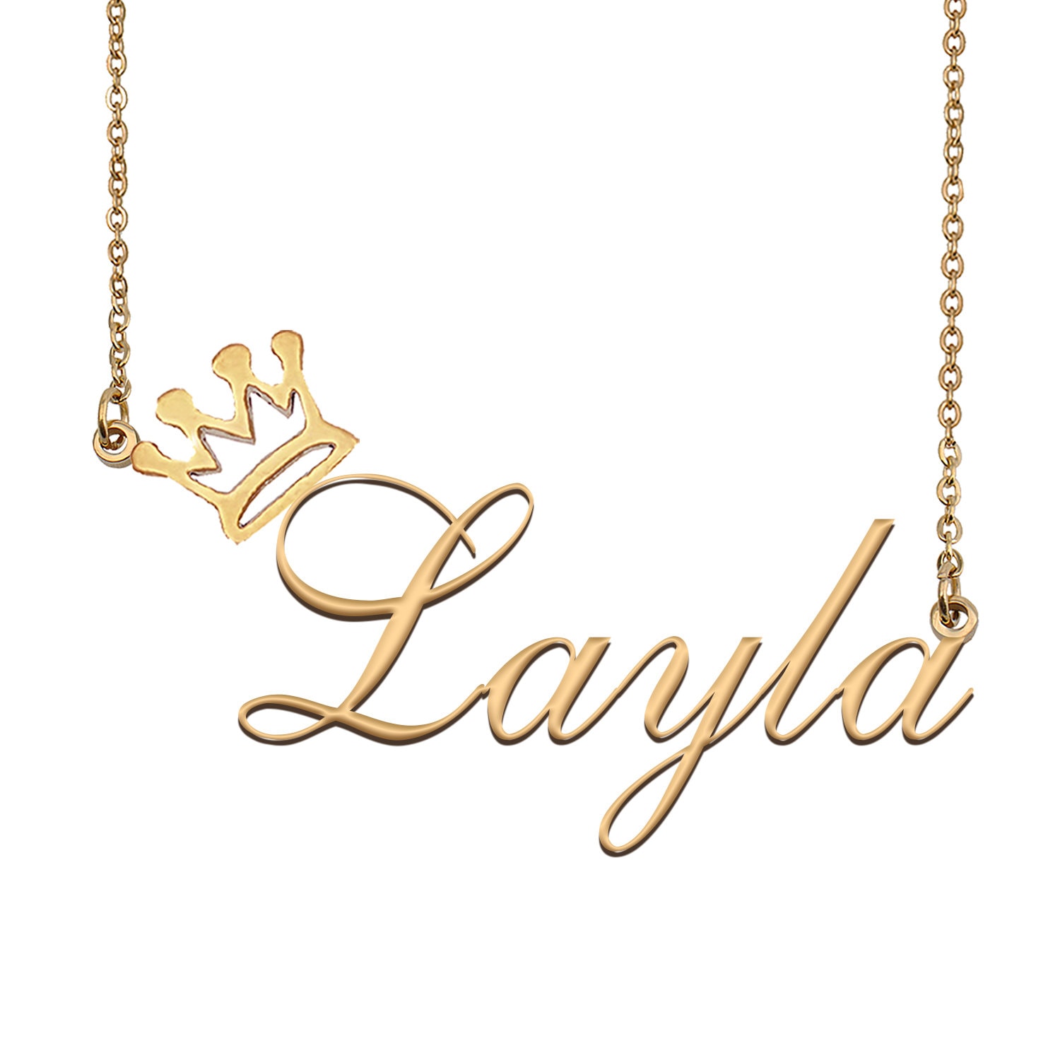 Layla name necklace deals