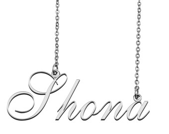 Shona Name Necklace | Etsy India