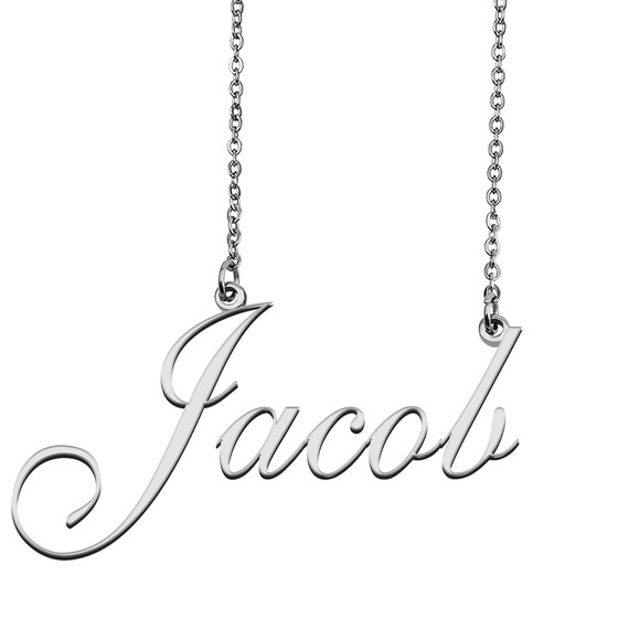 Custom Name Necklace Personalized Name Necklace Name Necklace Mother Day Christmas Gift for Jacob Etsy