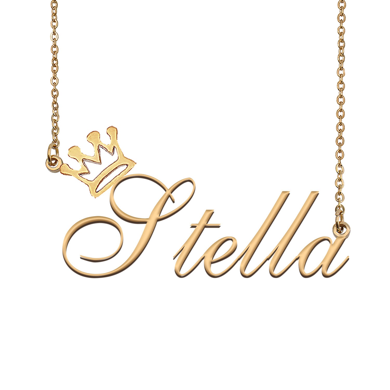 Stella name necklace deals