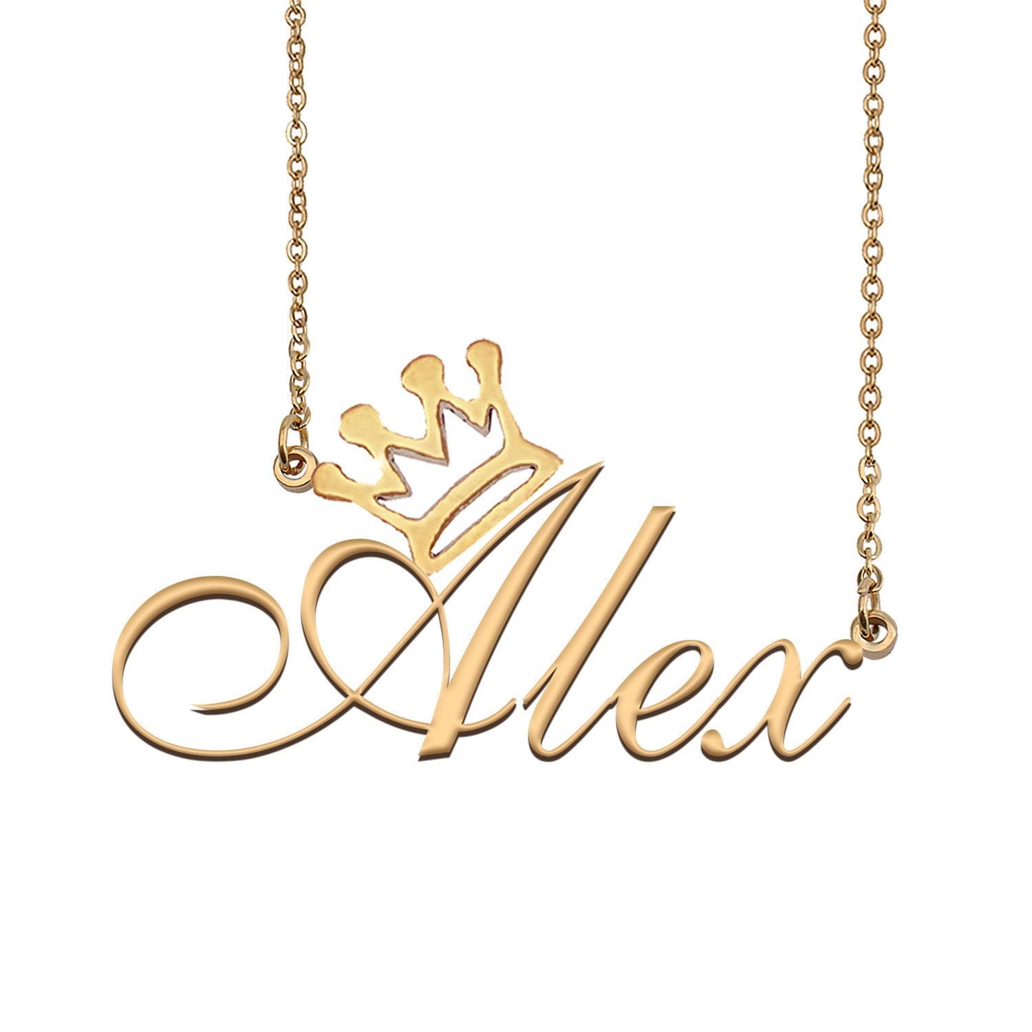 Alex cheap name necklace