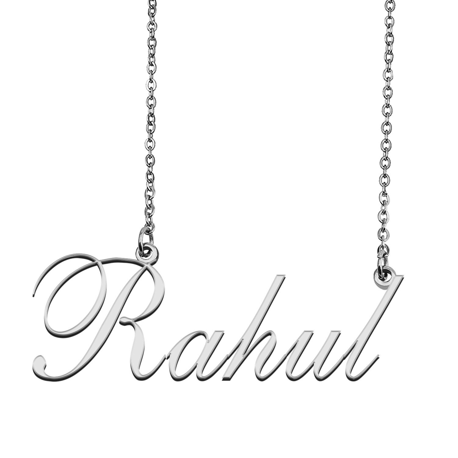 Rahul Name Necklace Mother Day Christmas Gift Birthday Party Etsy