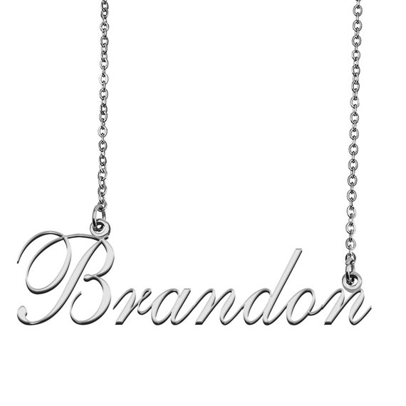 Brandon name necklace deals