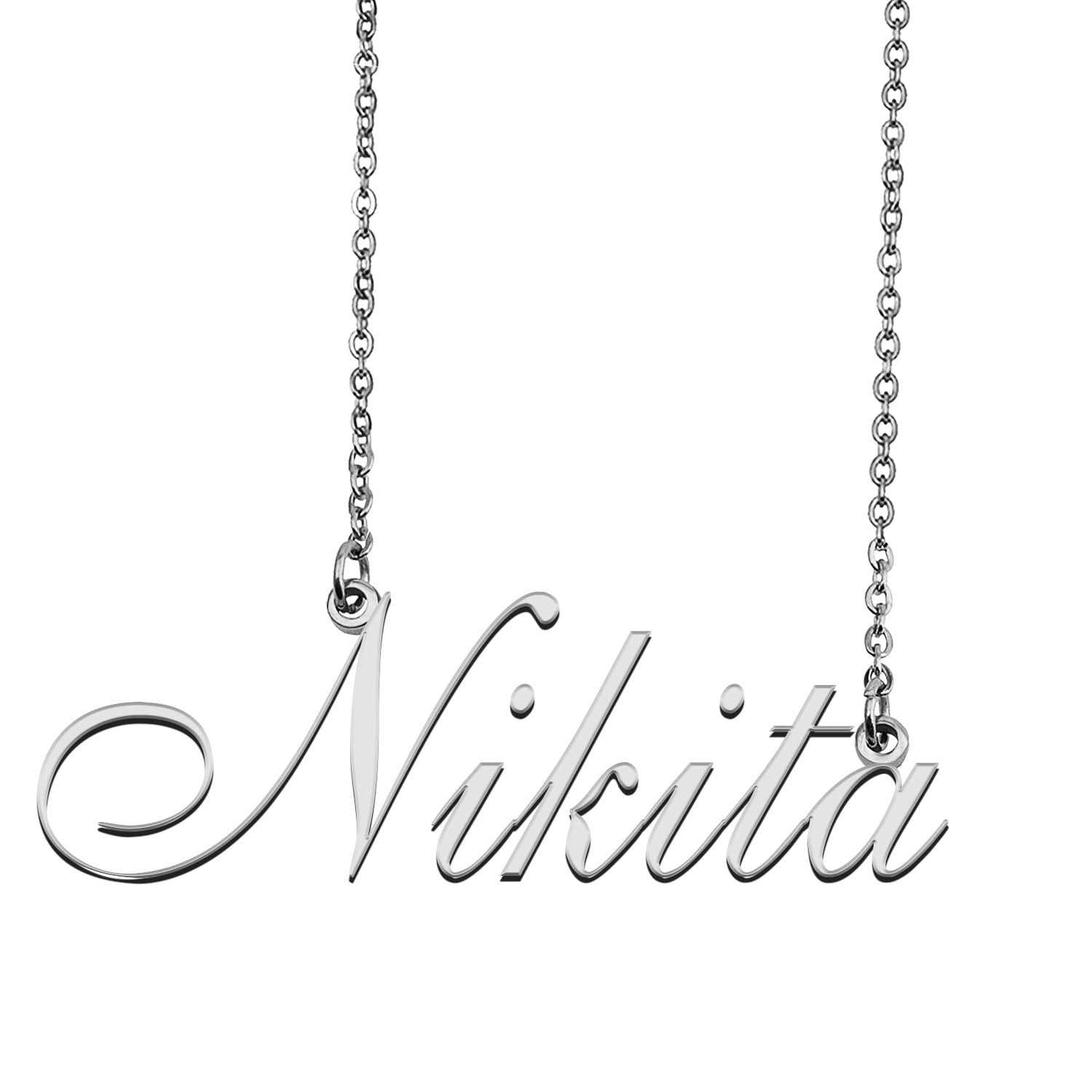 Nikita name pendant deals