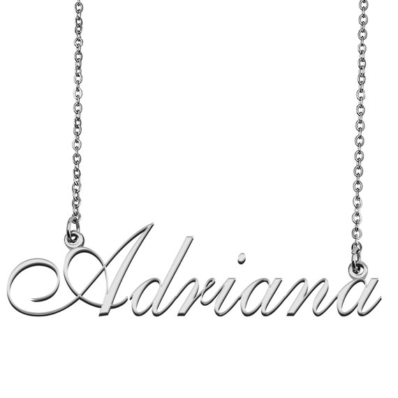 Custom Name Necklace Personalized Name Necklace Name Necklace Mother Day Christmas Gift for Adriana Etsy