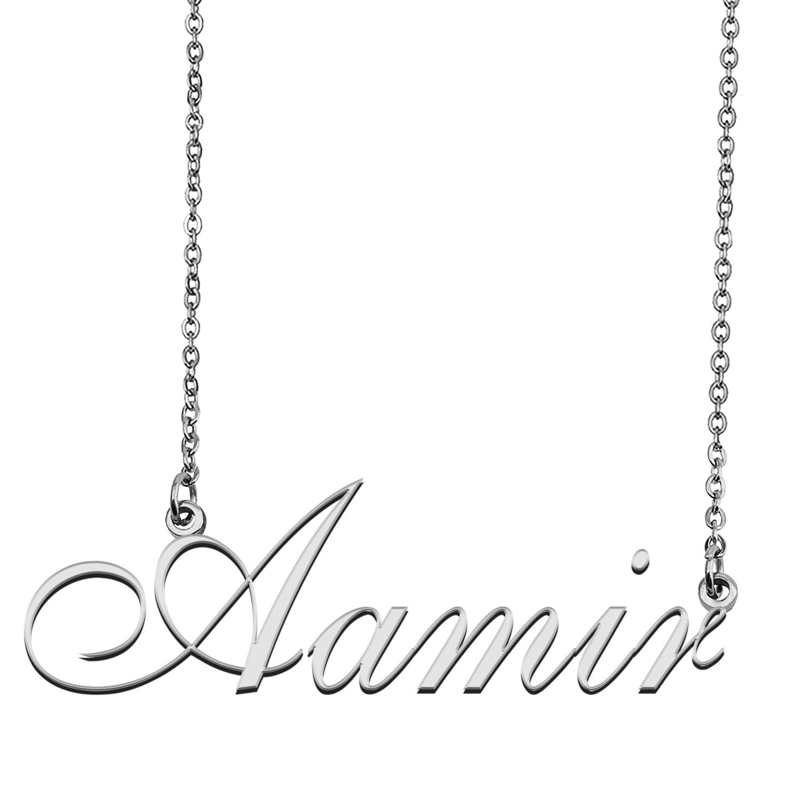 Custom Name Necklace Personalized Name Necklace Name Etsy