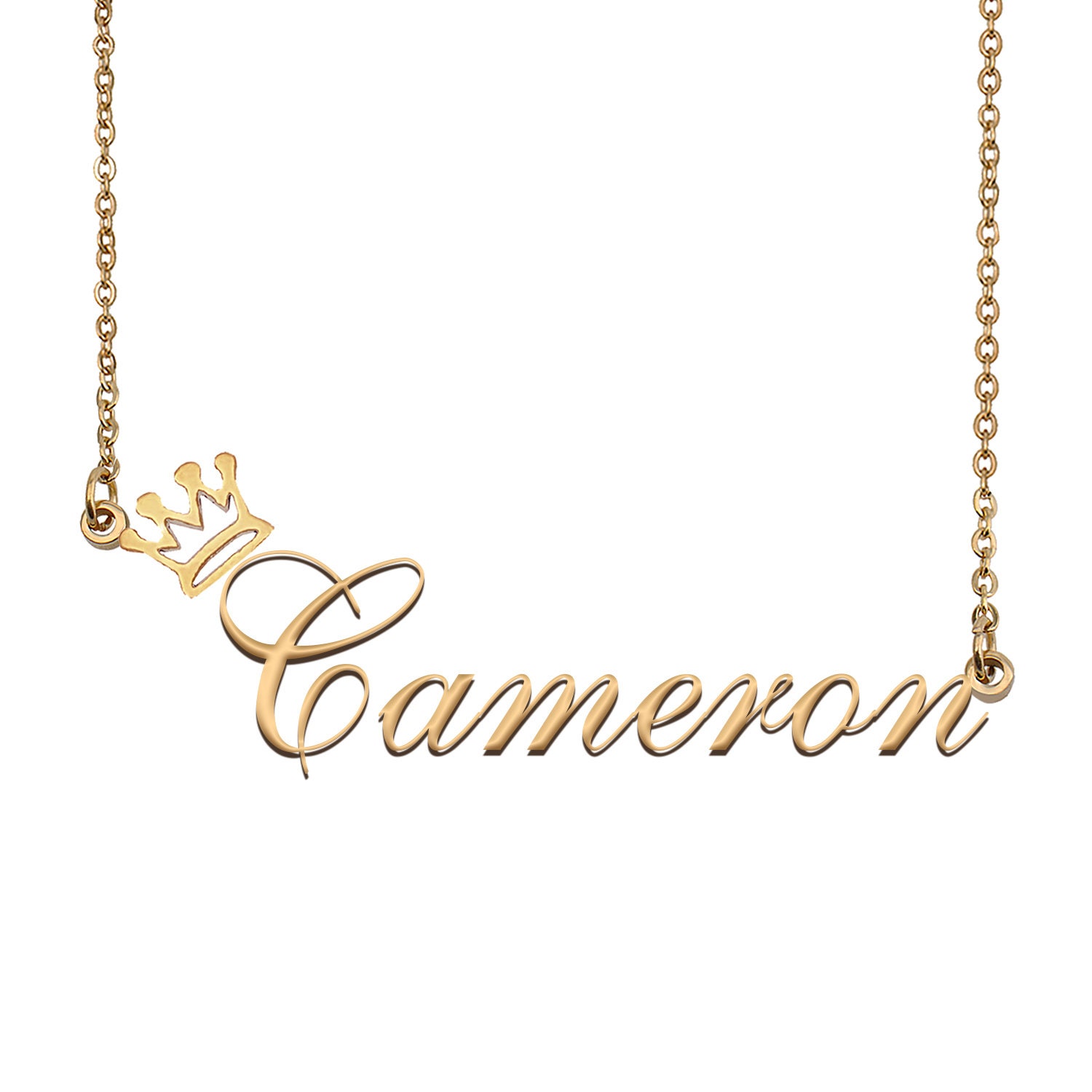 Cameron name cheap necklace