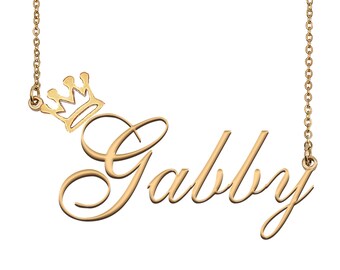 Name Necklace Gold Custom 