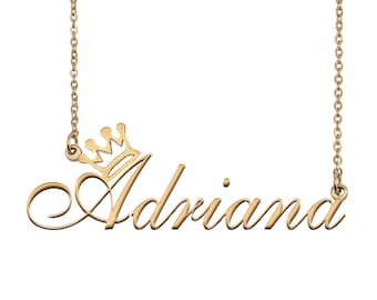 Adriana name hotsell necklace