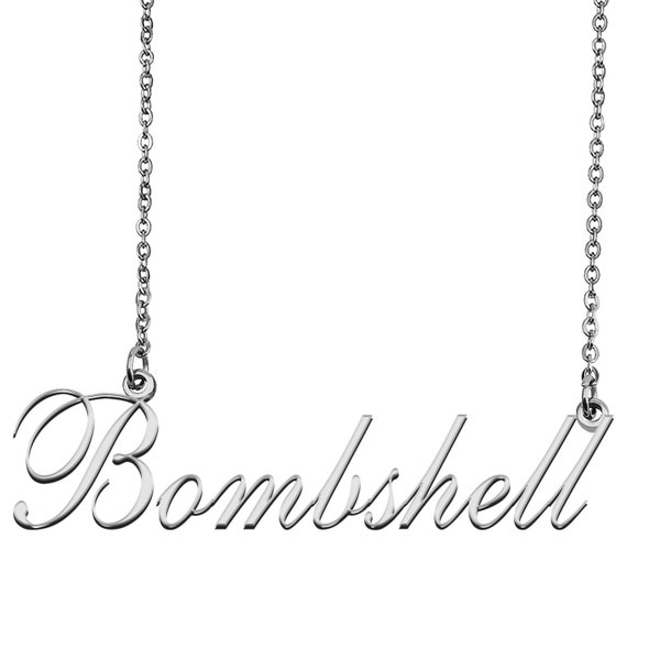 Custom Name Necklace, Personalized Name Necklace, Name Necklace, Mother Day Christmas Gift for Bombshell