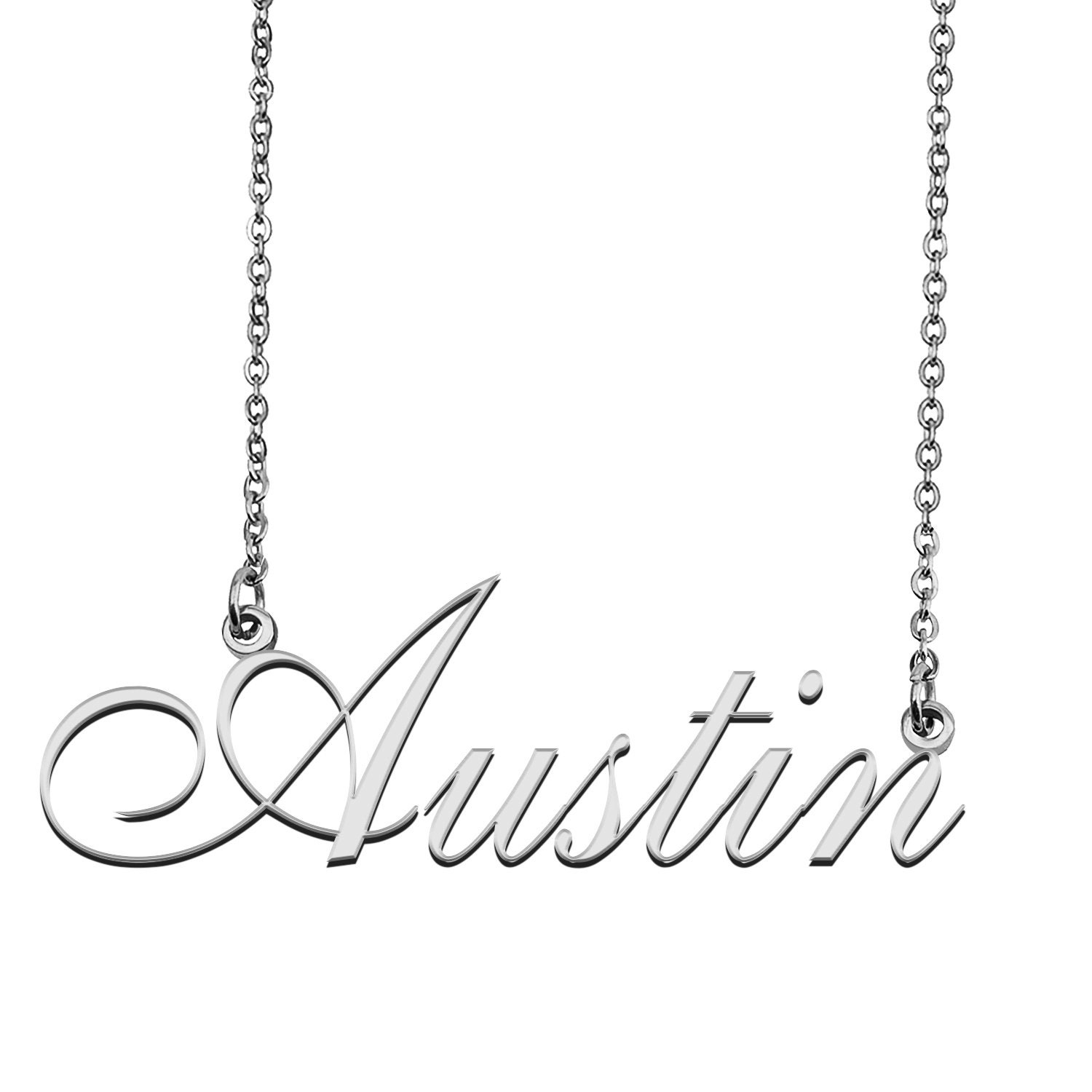 Custom Name Necklace Personalized Name Necklace Name Necklace Mother Day Christmas Gift for Austin
