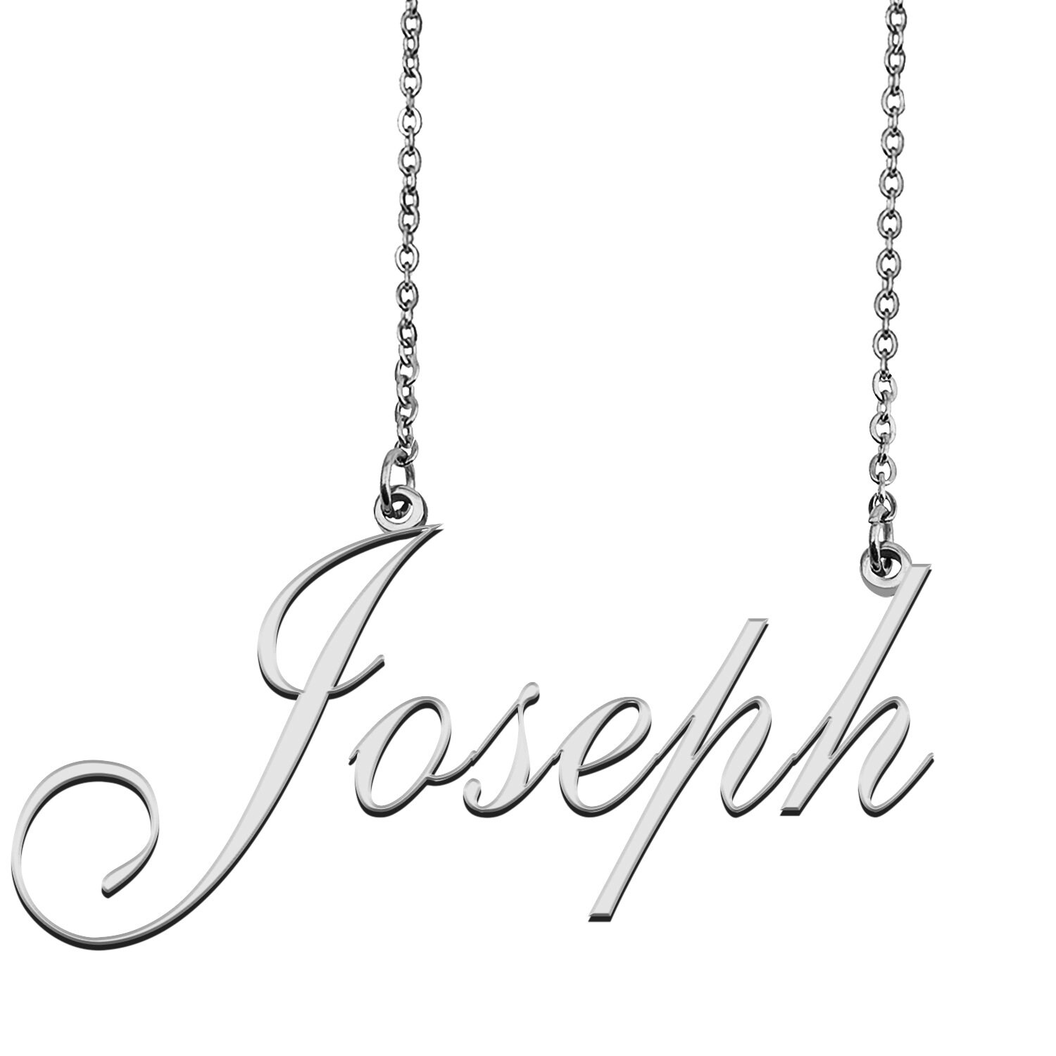 Joseph Name Necklace Etsy