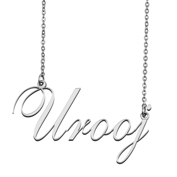 Urooj Name Necklace Mother Day Christmas Gift Birthday Party Etsy