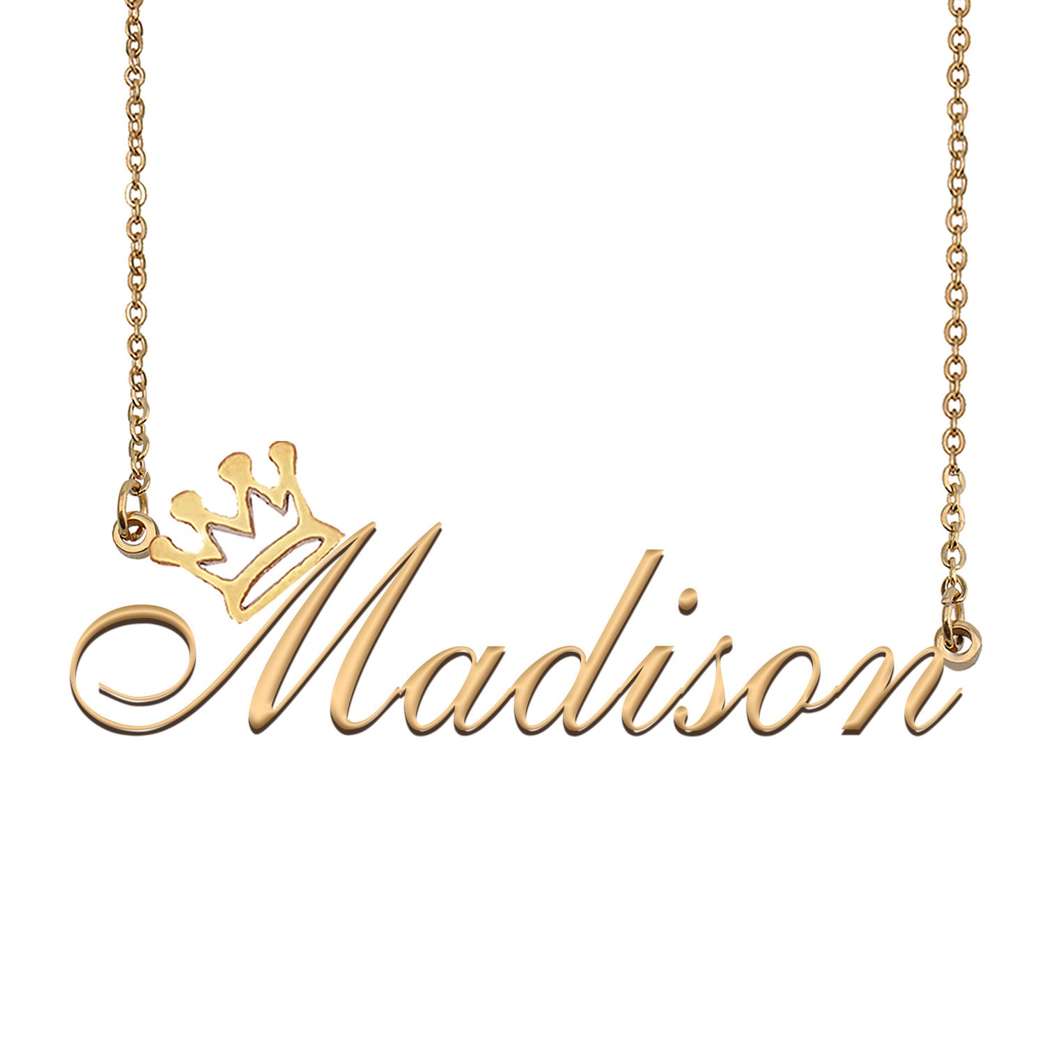 Madison name necklace deals