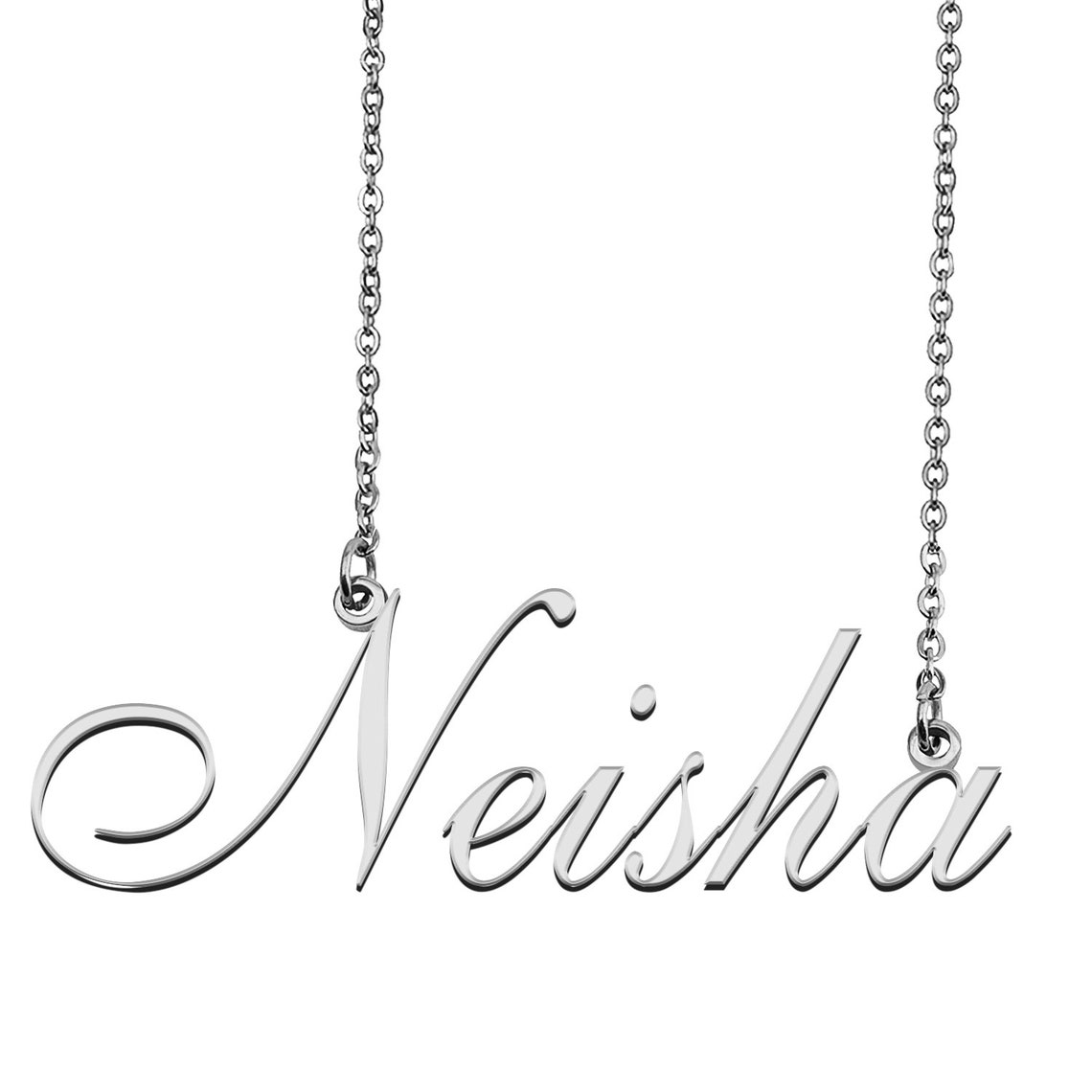 Neisha Name Necklace Mother Day Christmas Gift Birthday Party | Etsy