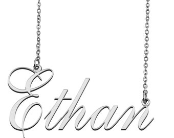 Custom Name Necklace, Personalized Name Necklace, Name Necklace, Mother Day Christmas Gift for Ethan