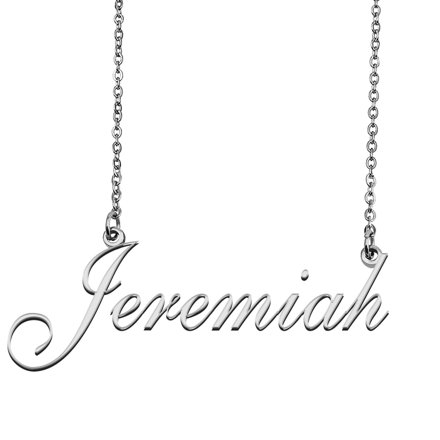 Jeremiah name best sale necklace