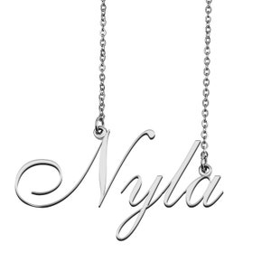 Nisha Name Necklace Mother Day 
