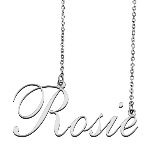 Rosie on sale name necklace