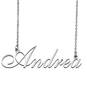 Custom Name Necklace, Personalized Name Necklace, Name Necklace, Mother Day Christmas Gift for Andrea