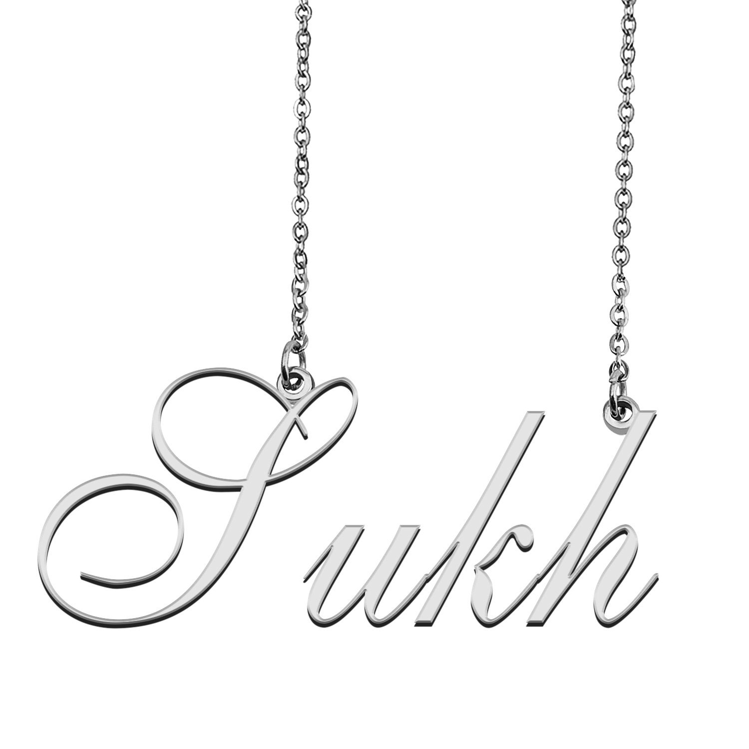 Sukh Name Necklace Mother Day Christmas Gift Birthday Party Etsy