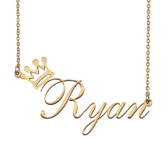 Ryan name deals necklace