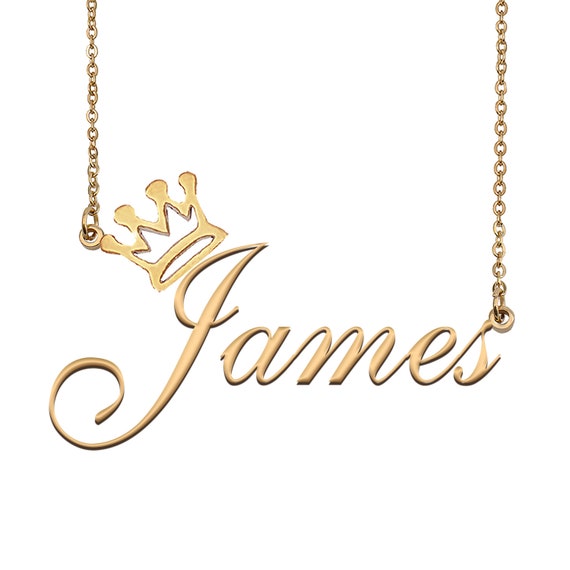 James name best sale necklace