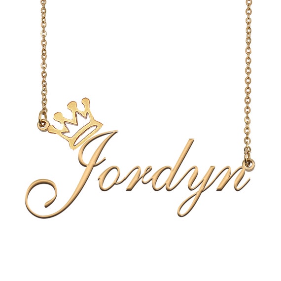 Jordyn name necklace deals