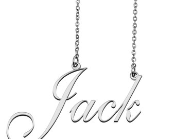 Jack name necklace deals