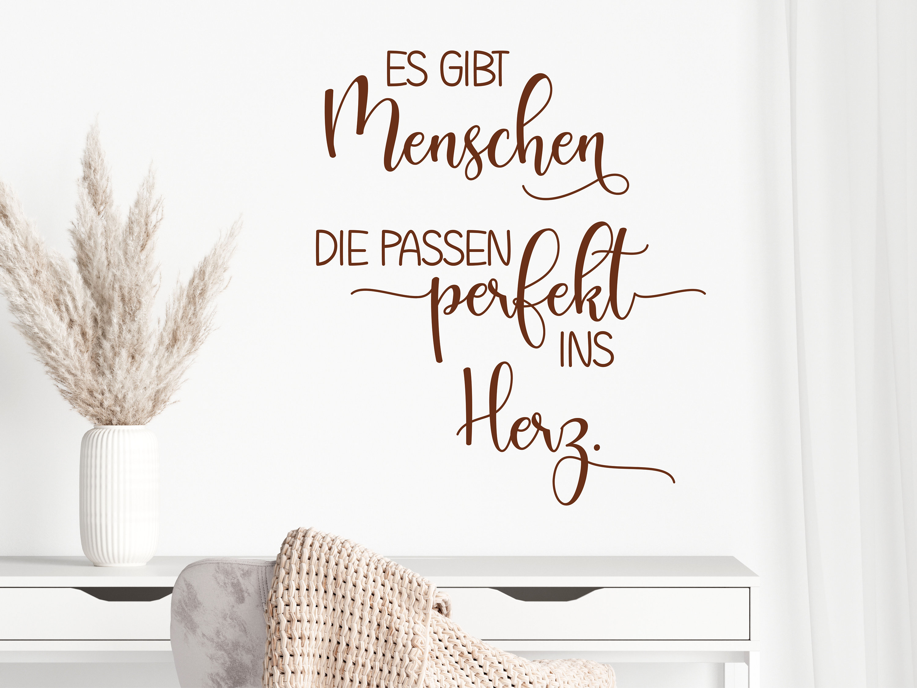 Wandtattoo Spruch Es gibt MENSCHEN die passen PERFEKT ins Etsy