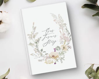 Printable His and Hers Journal | Our Forever Love Story | Valentine's Gift for Husband or Wife | Memory Book for Dedicated Christian Couples