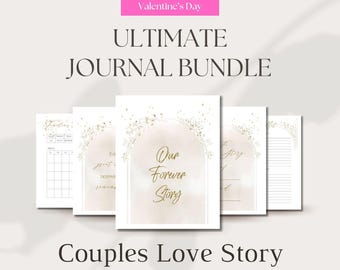 Boho Memory Book for Christian Couples | Our Love Story | Why I Love You | Valentine's Gift for Husband or Wife | Printable Couple's Journal