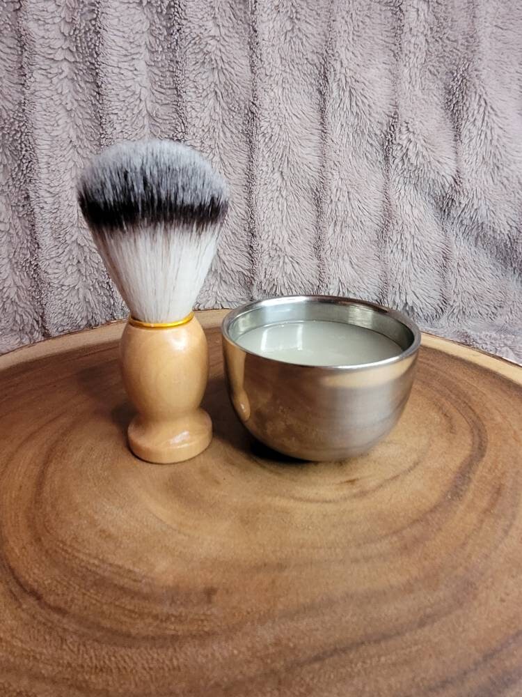 Men's Shave Soap and Brush Kit Etsy